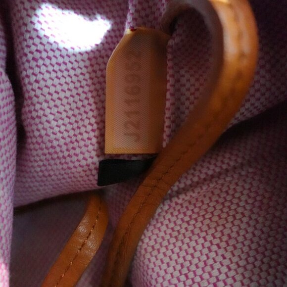 Dooney & Bourke Womens Handbag Tote Beige Leather Hobo Zip Dillen - Picture 13 of 13